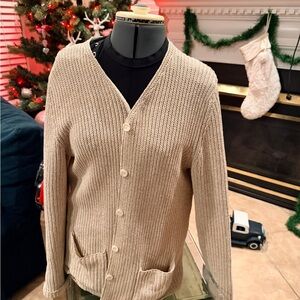 Women's Cream Sweater cardigan
